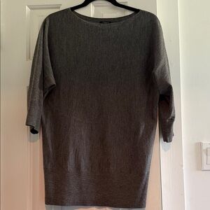 Ann Taylor Gray Tunic Top